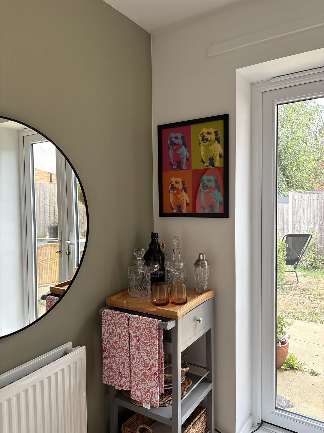 Customer photo review of Personalised Poster With Dog or Cat - Colour Squares