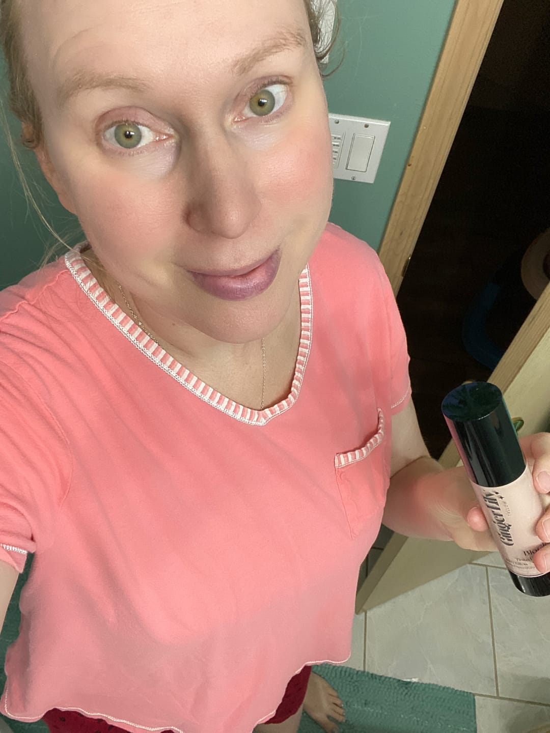 Customer photo review of BioGlow Tinted Tallow Foundation - Moisturizer with Mineral Sun Protection