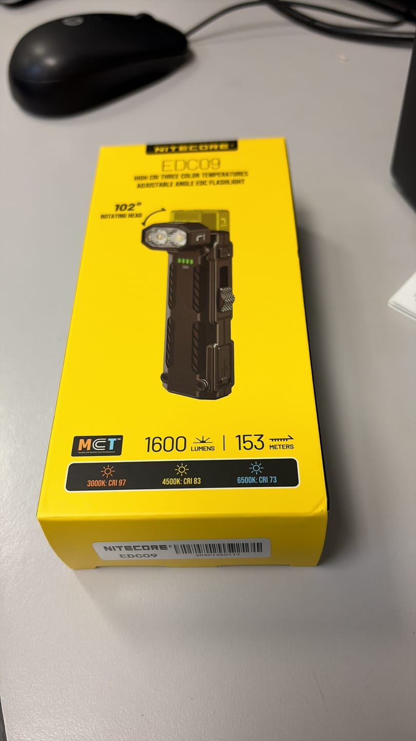 Customer photo review of EDC09 - 1600 lumens (L-Angle)