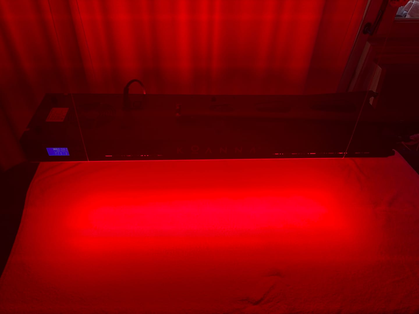 Customer photo review of Koanna® Luma1000™ – Kraftvolles, mittelgroßes Rotlicht-Panel