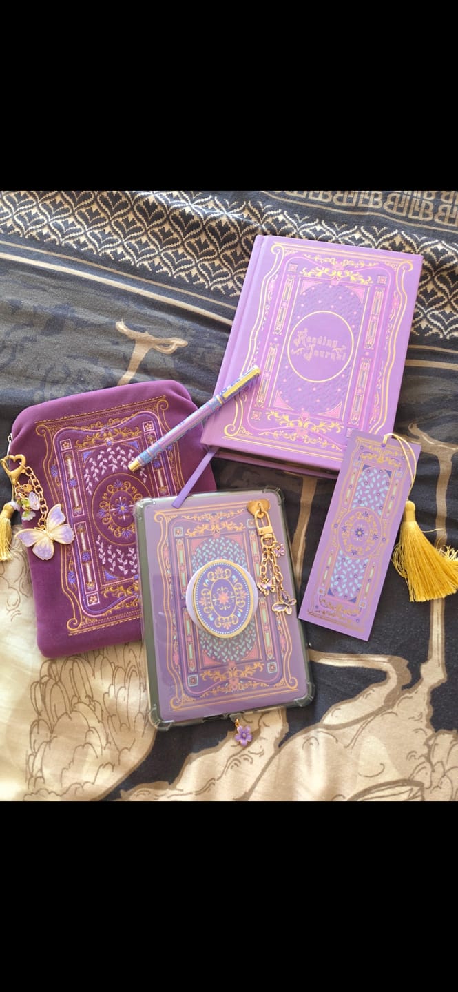 Customer photo review of Reading Journal - Wisteria