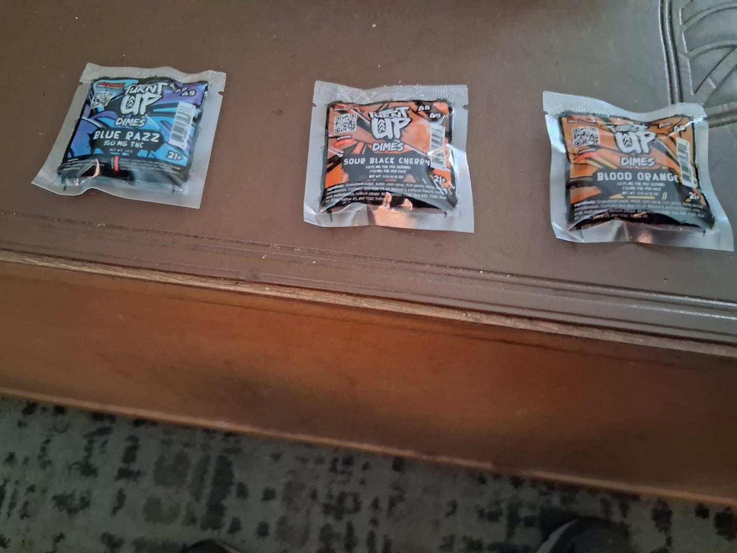 Customer photo review of Dime Gummy - Blood Orange