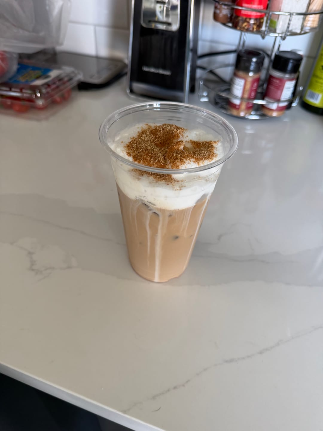 Customer photo review of Blueberry Pancake Syrup