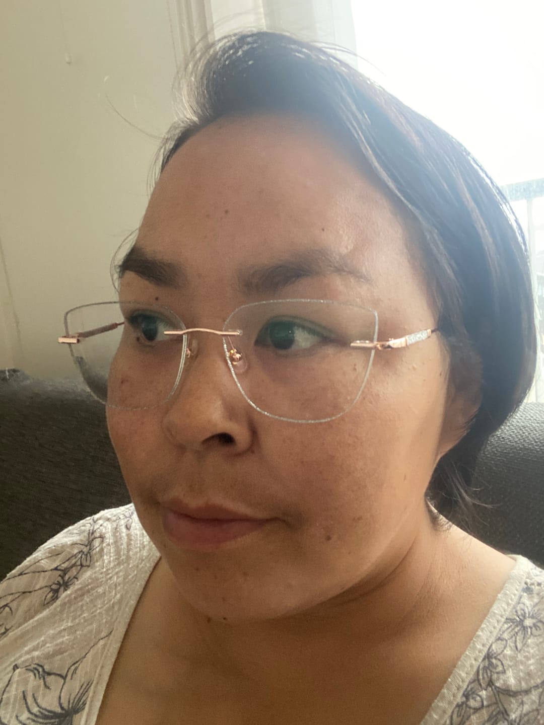Customer photo review of Mitzy Eyeglasses