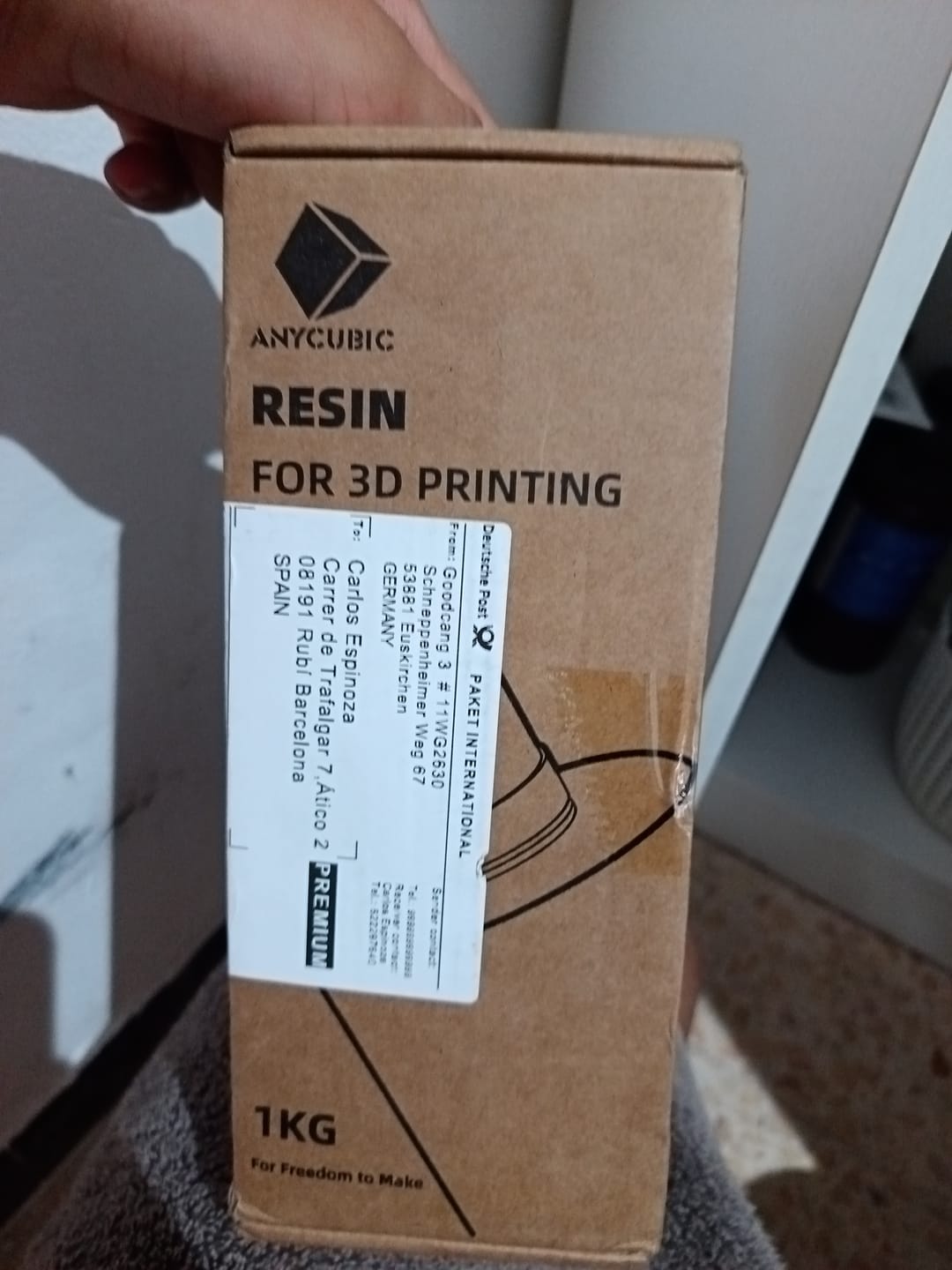 Customer photo review of Resina Estándar