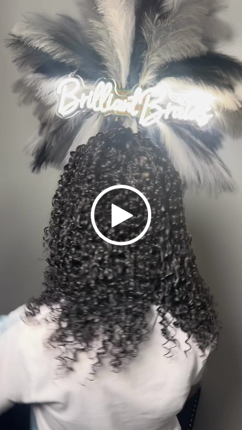 Customer video review of Human Crochet Hair Water Wave For Miracle Knots