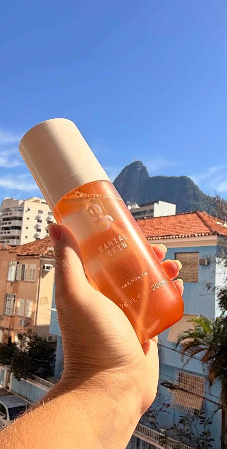 Customer photo review of santal skin | body & hair mist