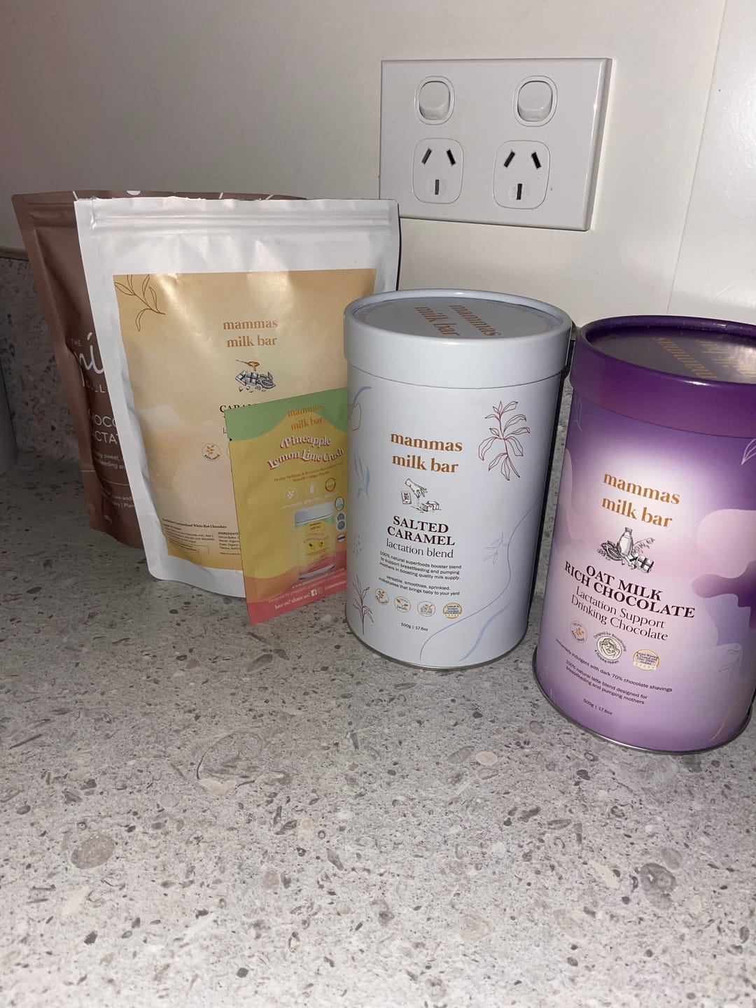 Customer photo review of Lactation Caramelised White Hot Chocolate
