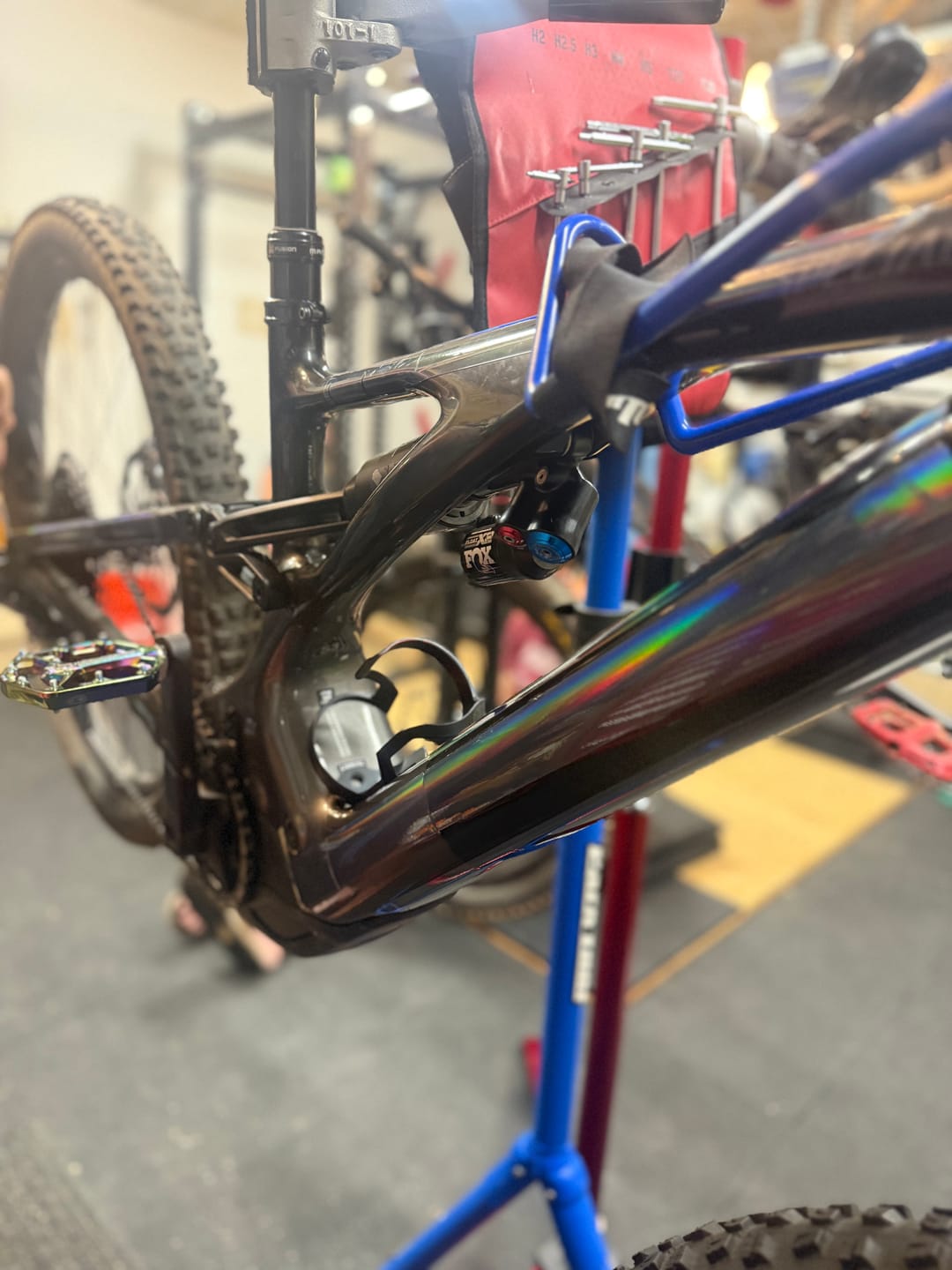 Customer photo review of Spectral Effects Clear Frame Keeper