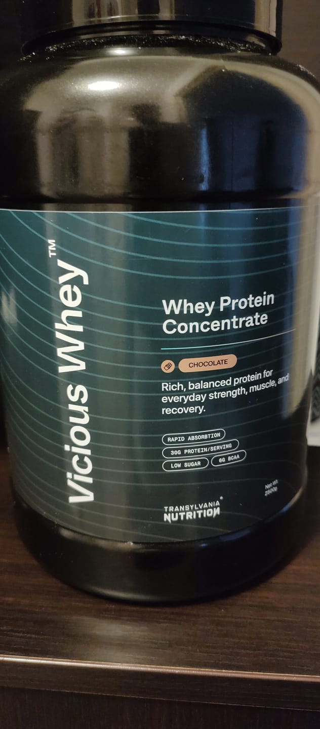 Customer photo review of Vicious Whey Protein - Proteina concentrata din zer