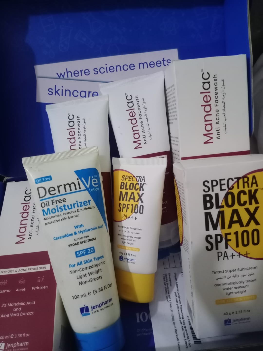 Customer photo review of Dermive Oil Free Moisturizer