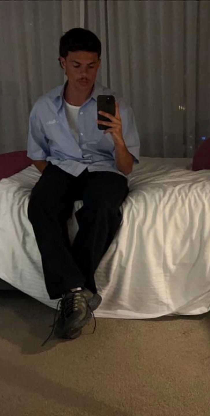 Customer photo review of Boxy Linen Shirt - White
