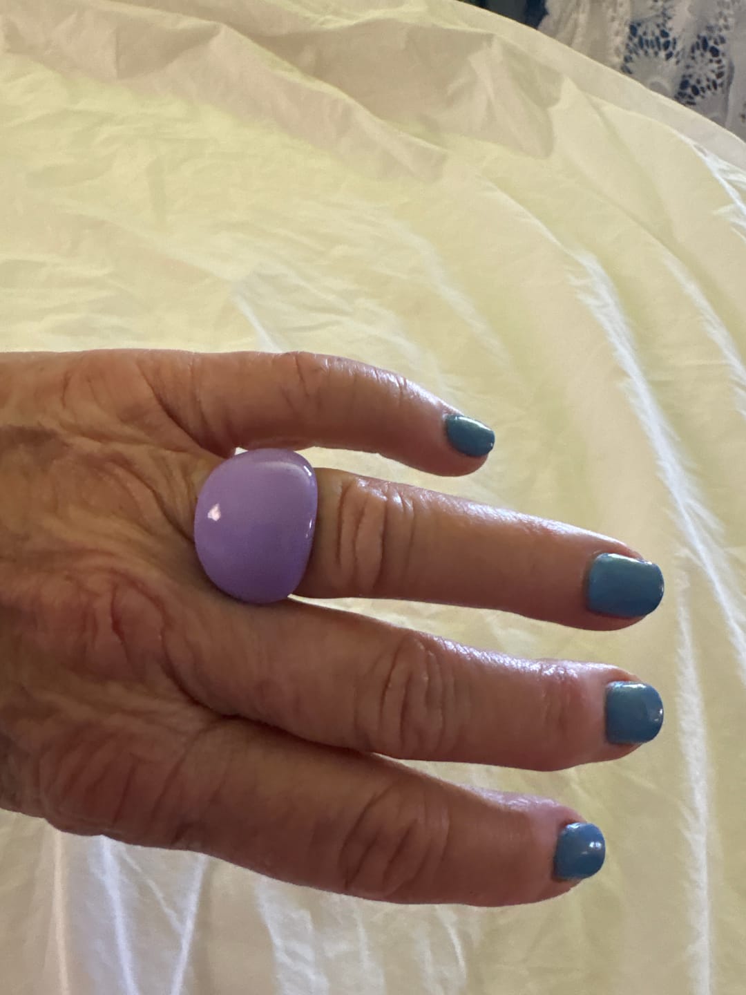 Customer photo review of Lava Drop SS Enamel Ring