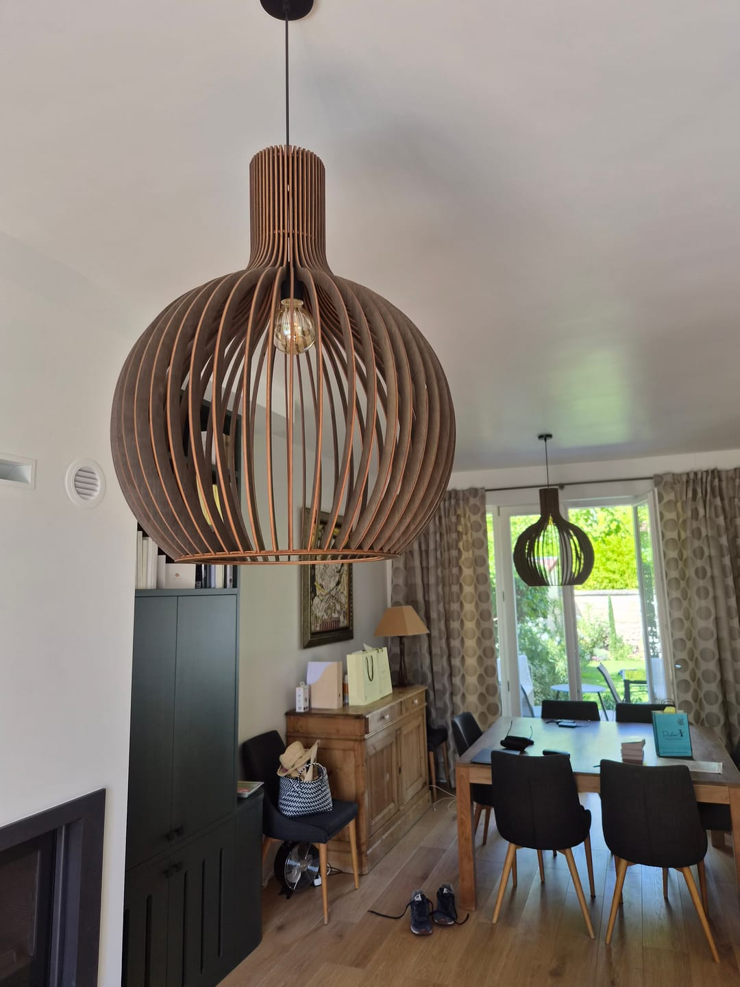 Customer photo review of Suspension en bois scandinave |  Balinaise
