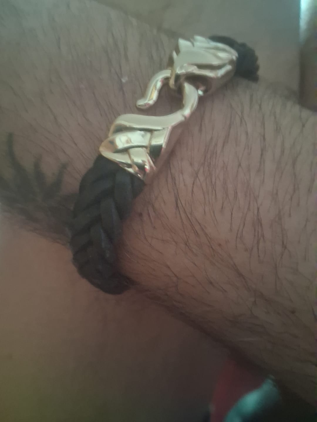 Customer photo review of Bracciale pelle Ego Tulsi
