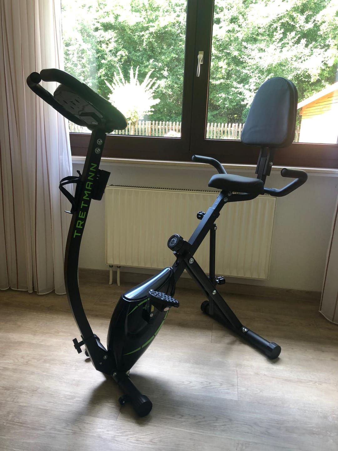 Customer photo review of Tretmann RIDE- Heimtrainer mit tiefem Einstieg