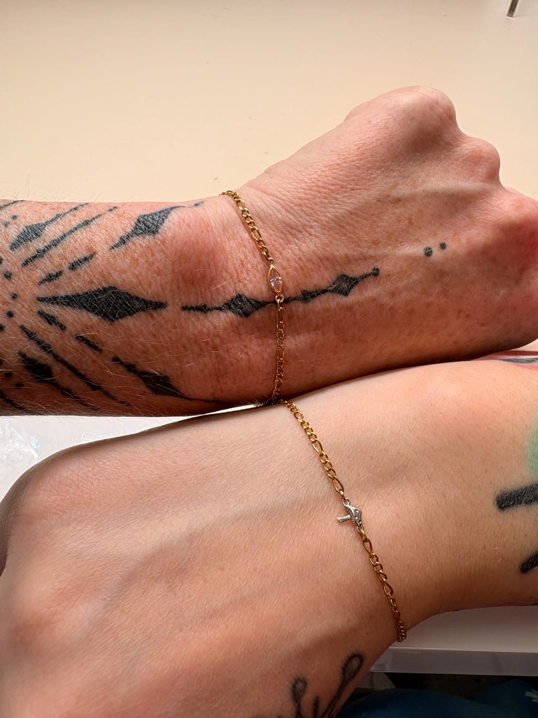 Customer photo review of Linked Permanent Jewellery Experience (deposit only)
