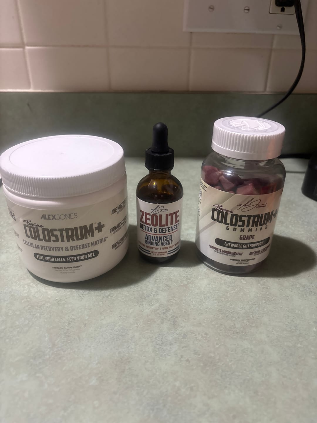 Customer photo review of Bovine Colostrum Gummies - Gut & Immune Support (Grape) (60 Gummies) (30 Servings)