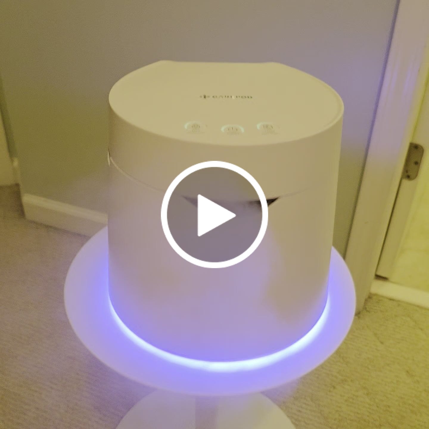 Customer video review of Carepod One Plus with Stand - Stainless Steel Humidifier with Mood Light