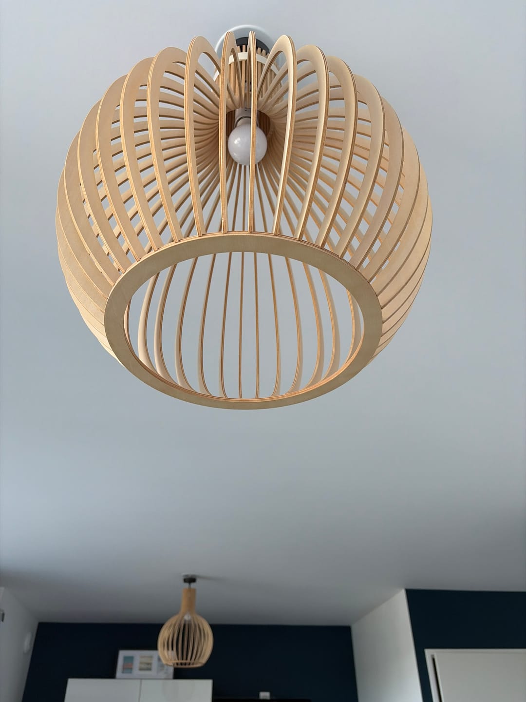 Customer photo review of Suspension en bois scandinave |  Balinaise