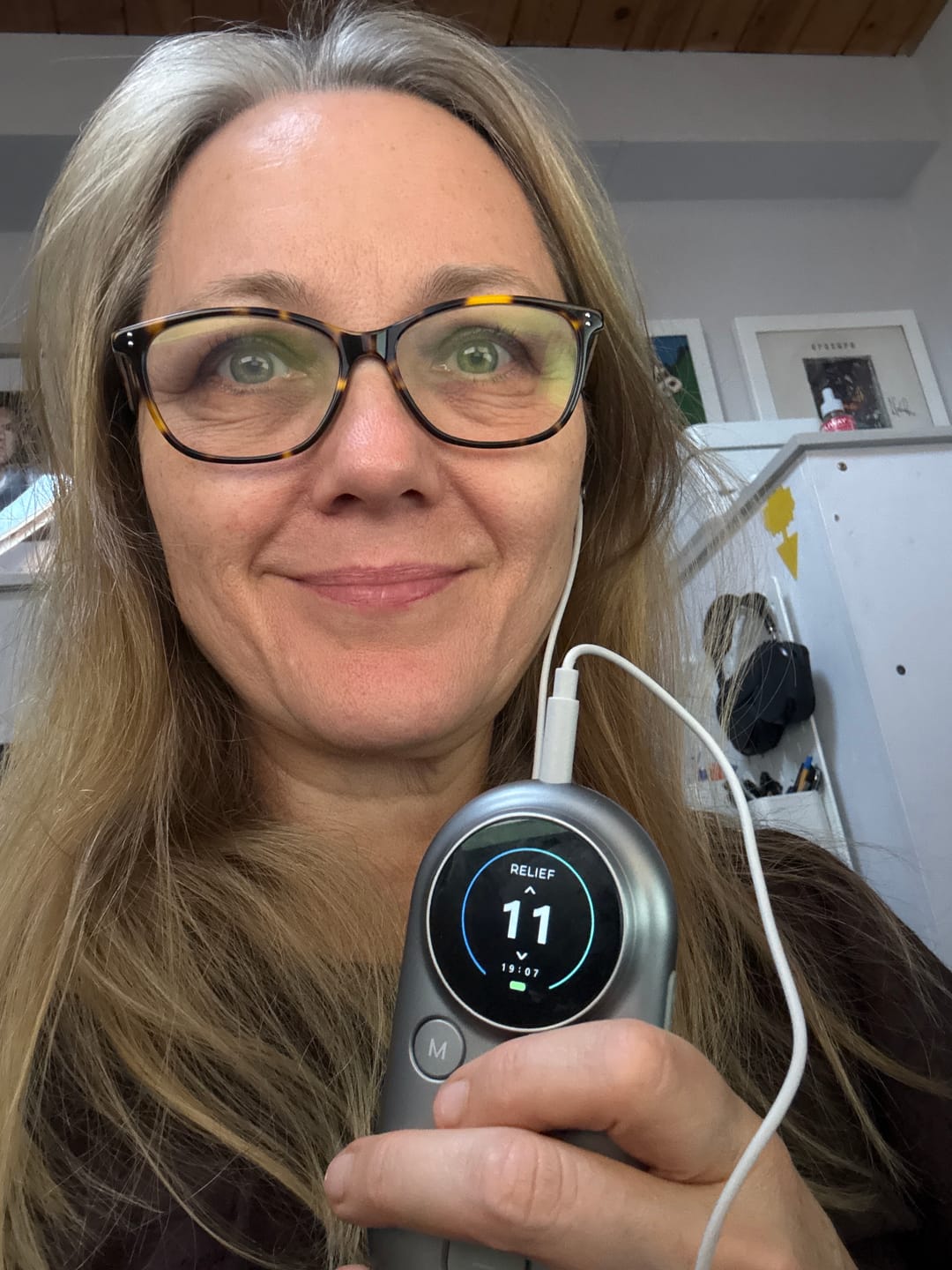 Customer photo review of ZenoWell Luna – Advanced Vagus Nerve Regulation to Light Up Natural Healing