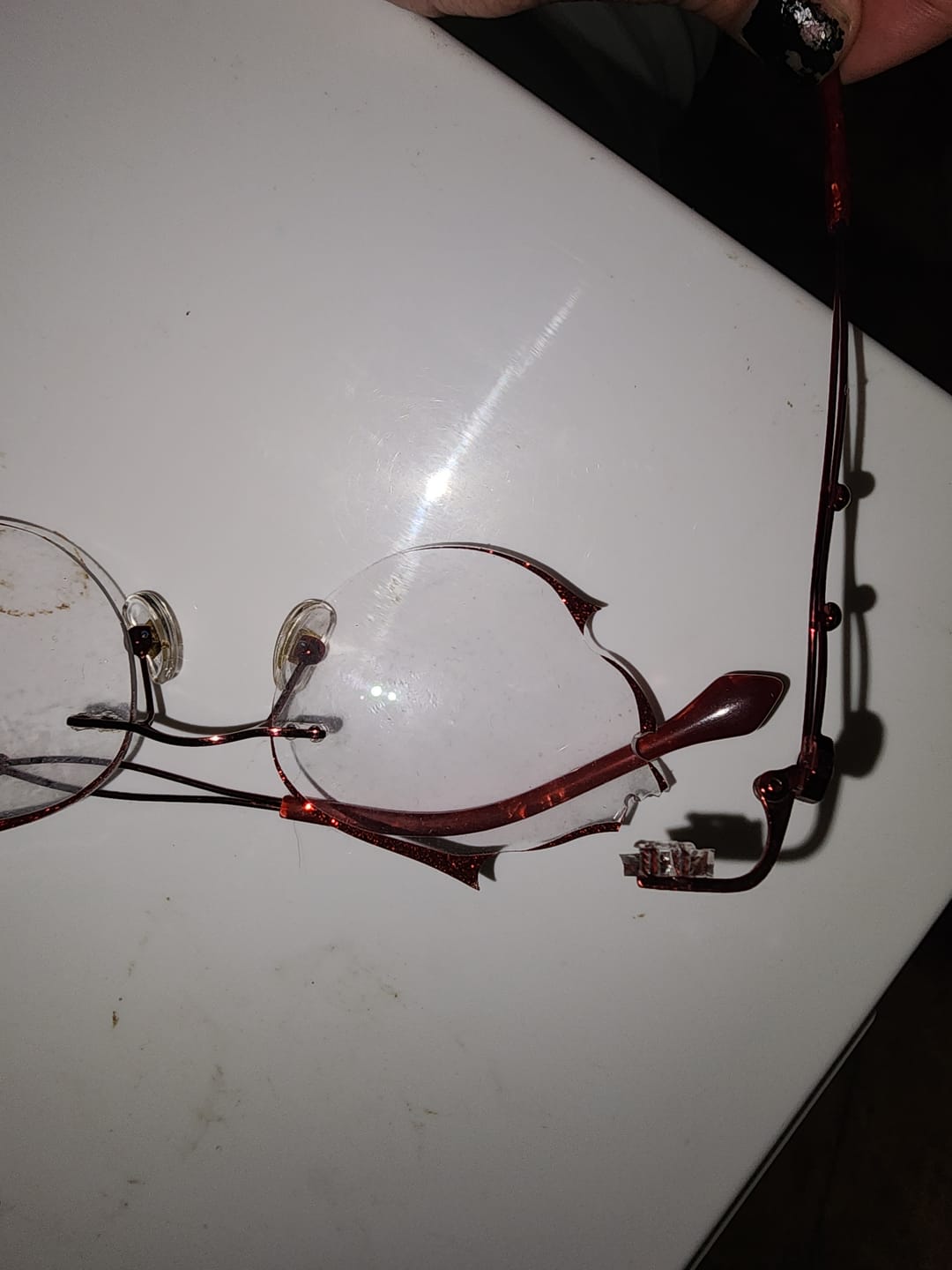 Customer photo review of Flare Eyeglasses