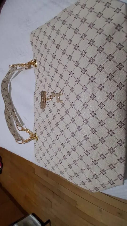 Customer photo review of Lana  Leather Shoulder Bag
