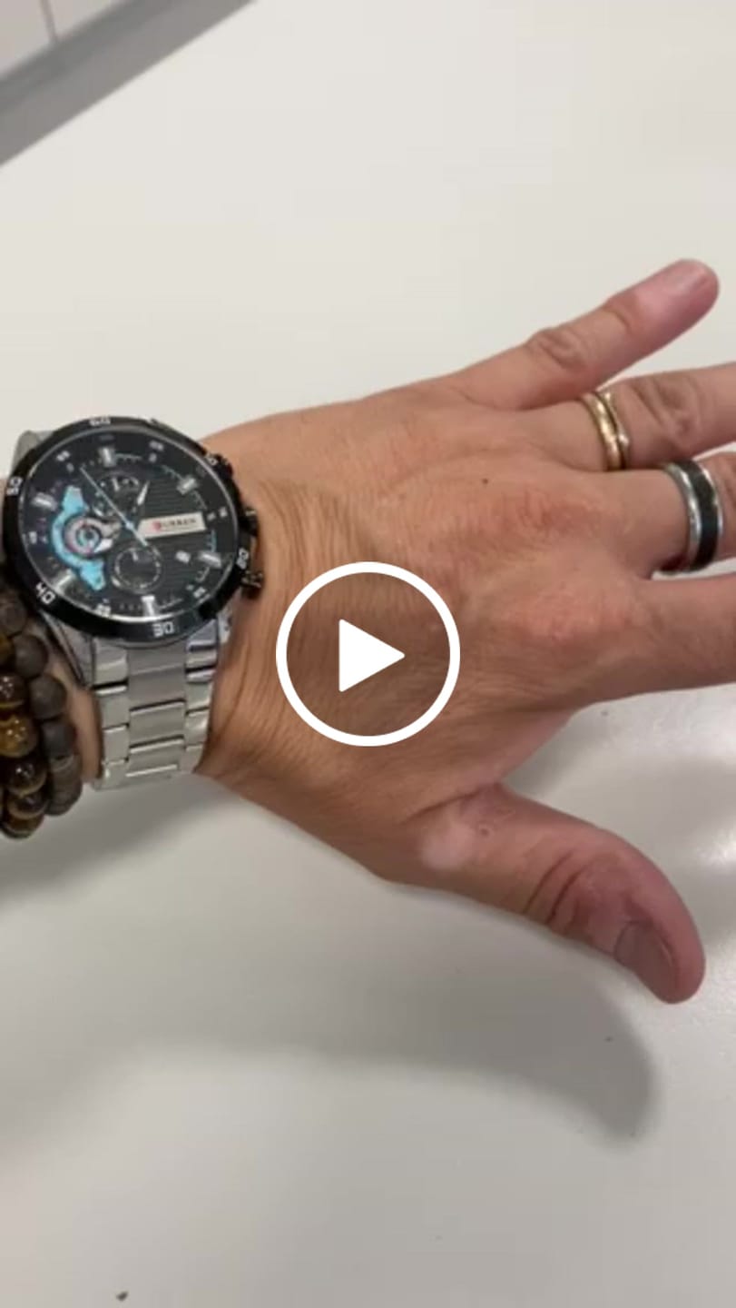 Customer video review of Curren Madrid® orologio uomo acciaio