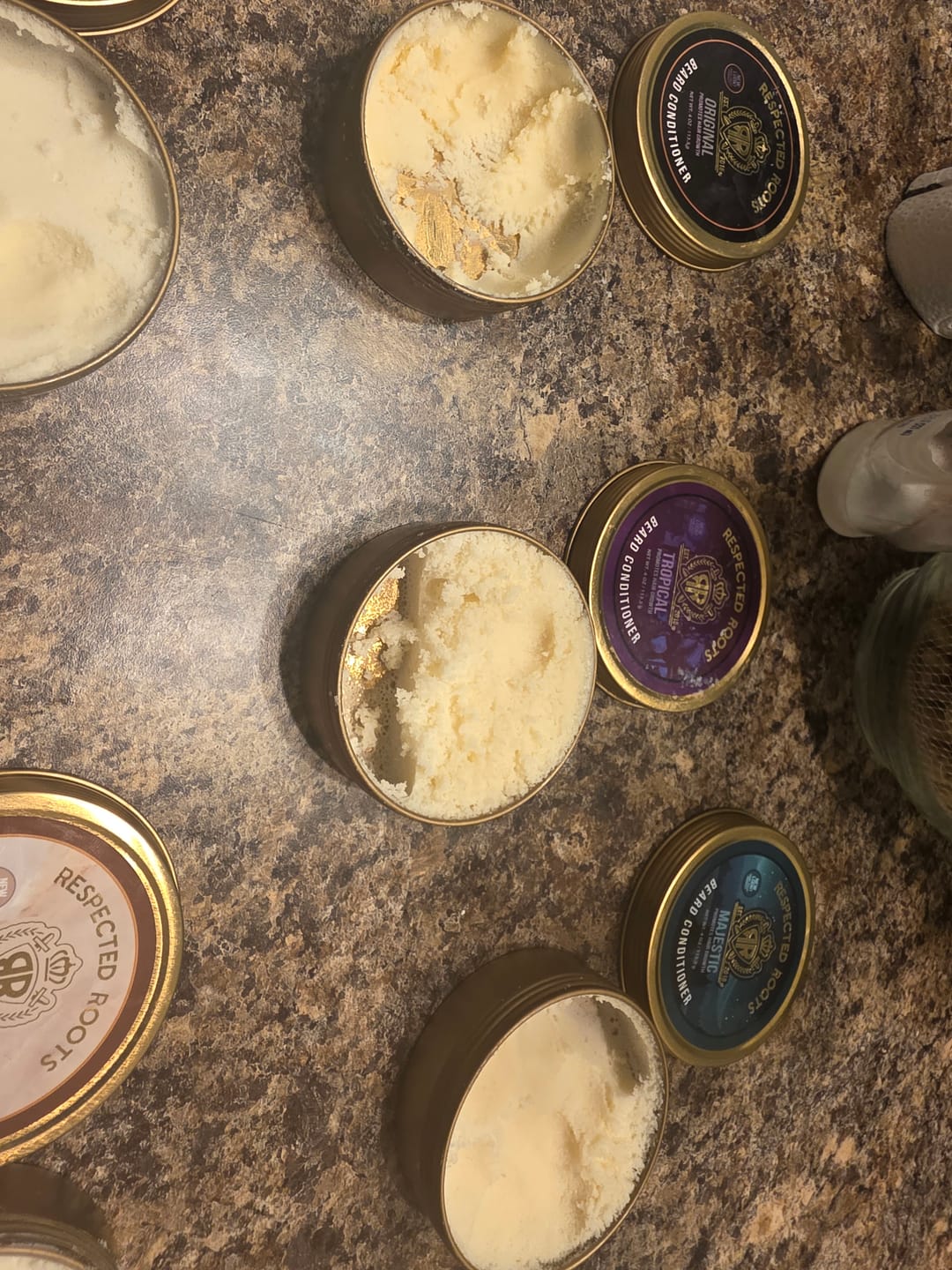 Customer photo review of Beard Oil + Flight of (5) Beard Conditioners