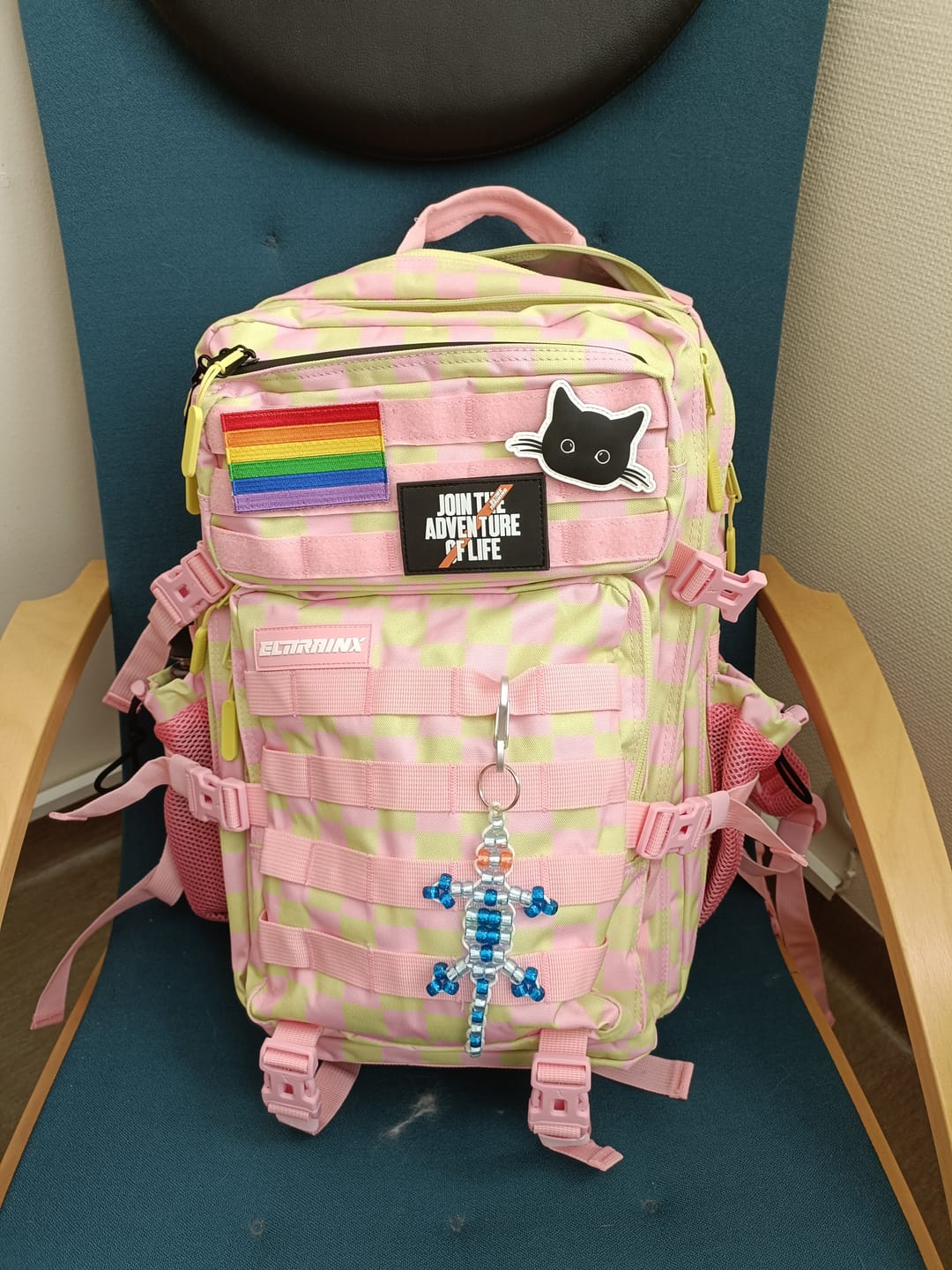 Customer photo review of Mochila Táctica V1 45L All in Bali