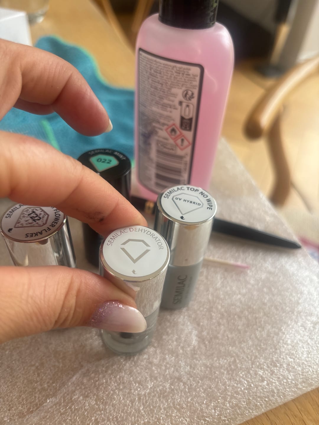 Customer photo review of Semilac Dehydrator for Nail Gel Polish 7ml