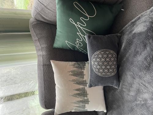 Customer photo review of Zirbenkissen "Lebensblume klein"