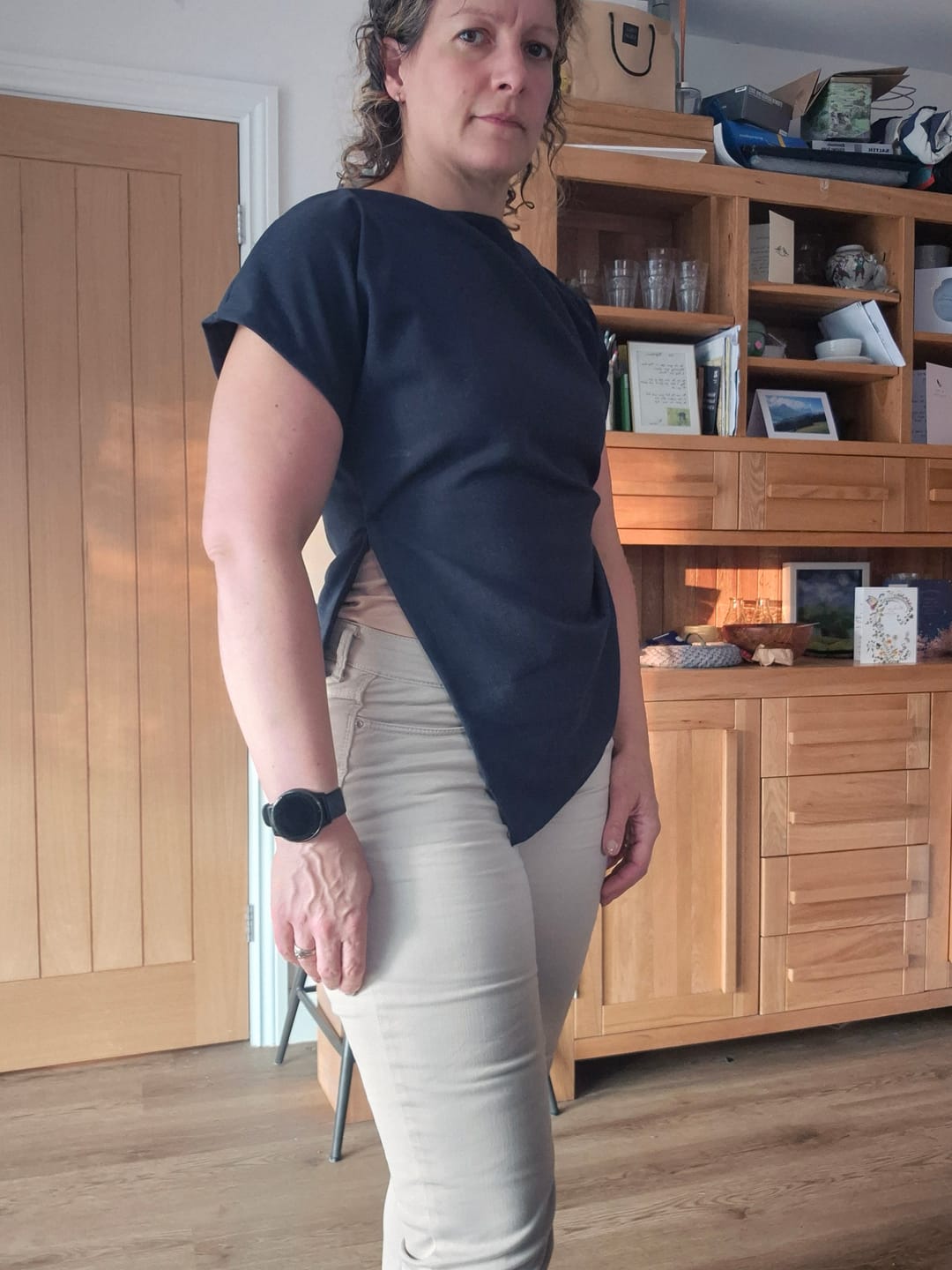 Customer photo review of Plain Bamboo Linen Blend Fabric