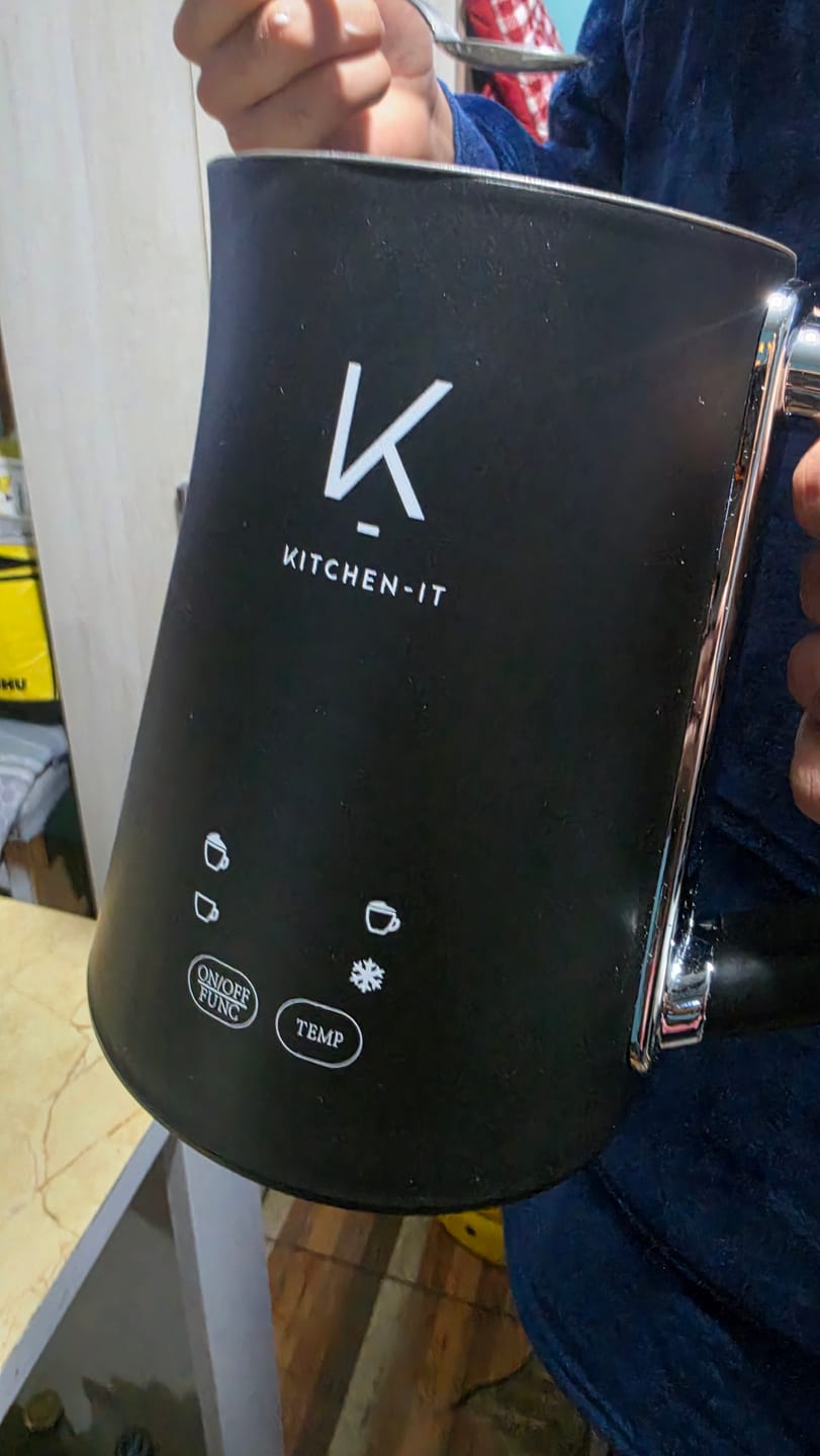 Customer photo review of Espumador de Leche Eléctrico AeroTemp Pro 4 en 1