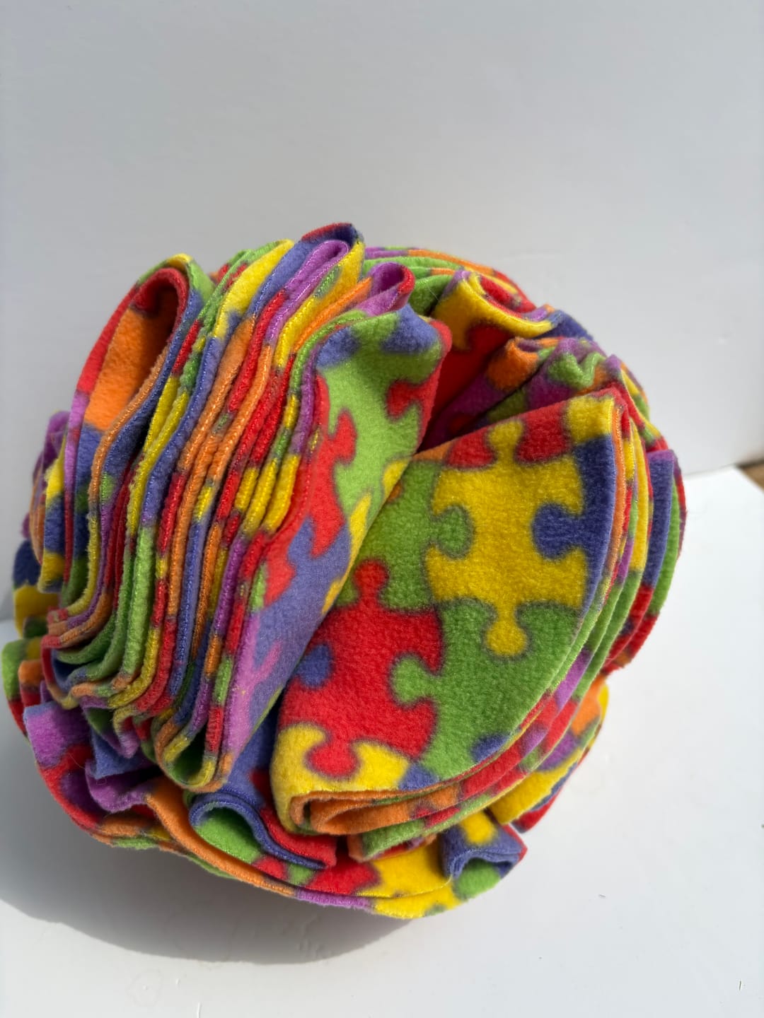 Customer photo review of Jigsaw Anti Pill Polar Fleece Fabric