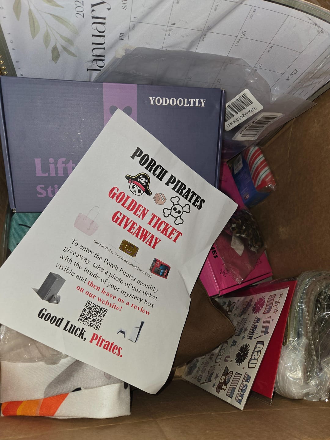 Customer photo review of The Classic Liquidation Mystery Box - Blue Tape PS5 Chance Box