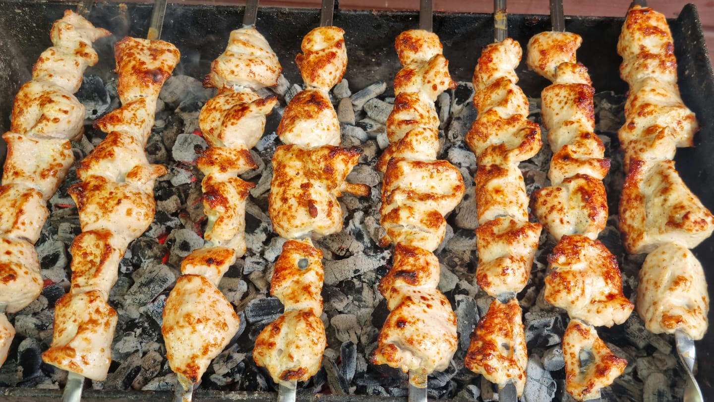 Customer photo review of Hähnchen-Schaschlik Original – zart mariniert & grillfertig | mySchaschlik