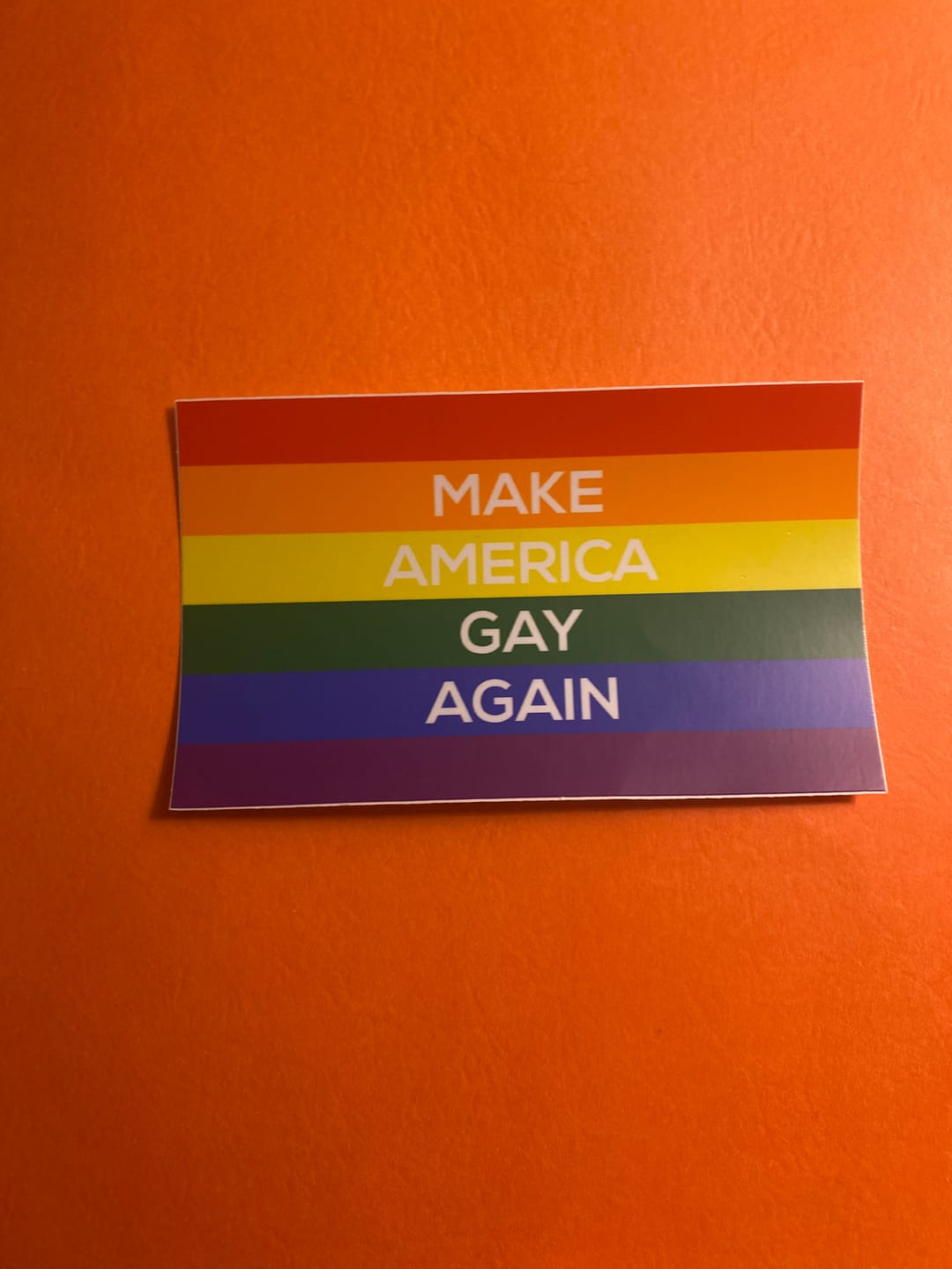 Customer photo review of MAGA Decal