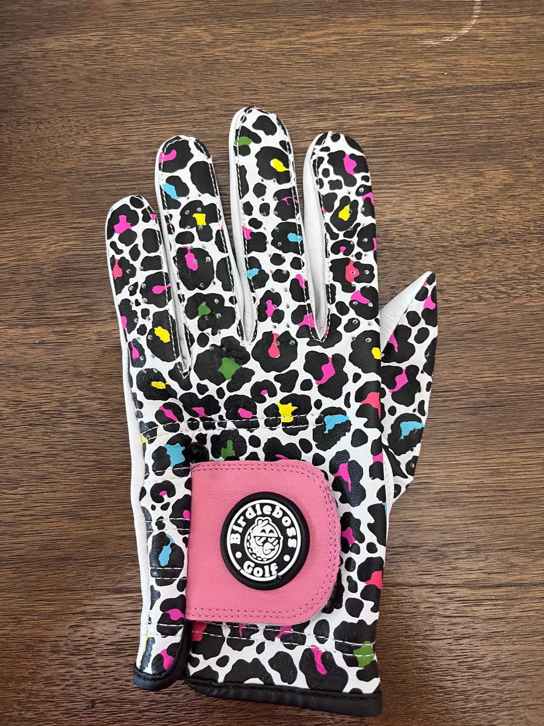 Customer photo review of Neon Cheetah Glove