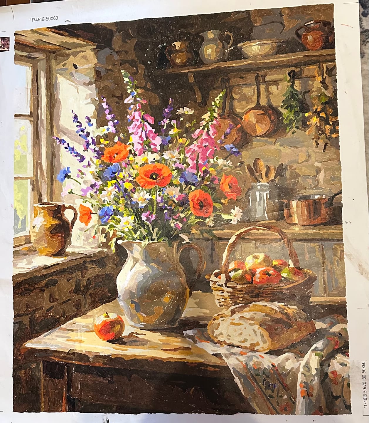 Customer photo review of Rustic Wildflower Kitchen (80 Colors)