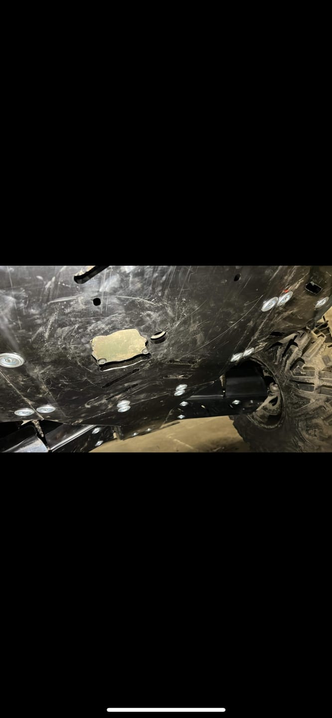 Customer photo review of Skid plate full set (plastic): Polaris Scrambler: XP 1000 S