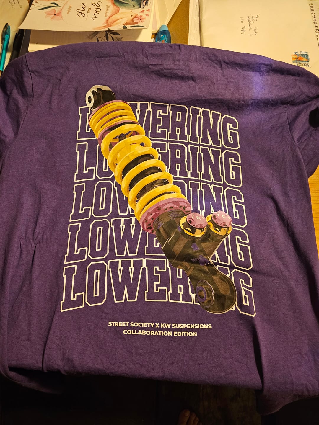 Customer photo review of Street Society "Lowering" Shirt lila
