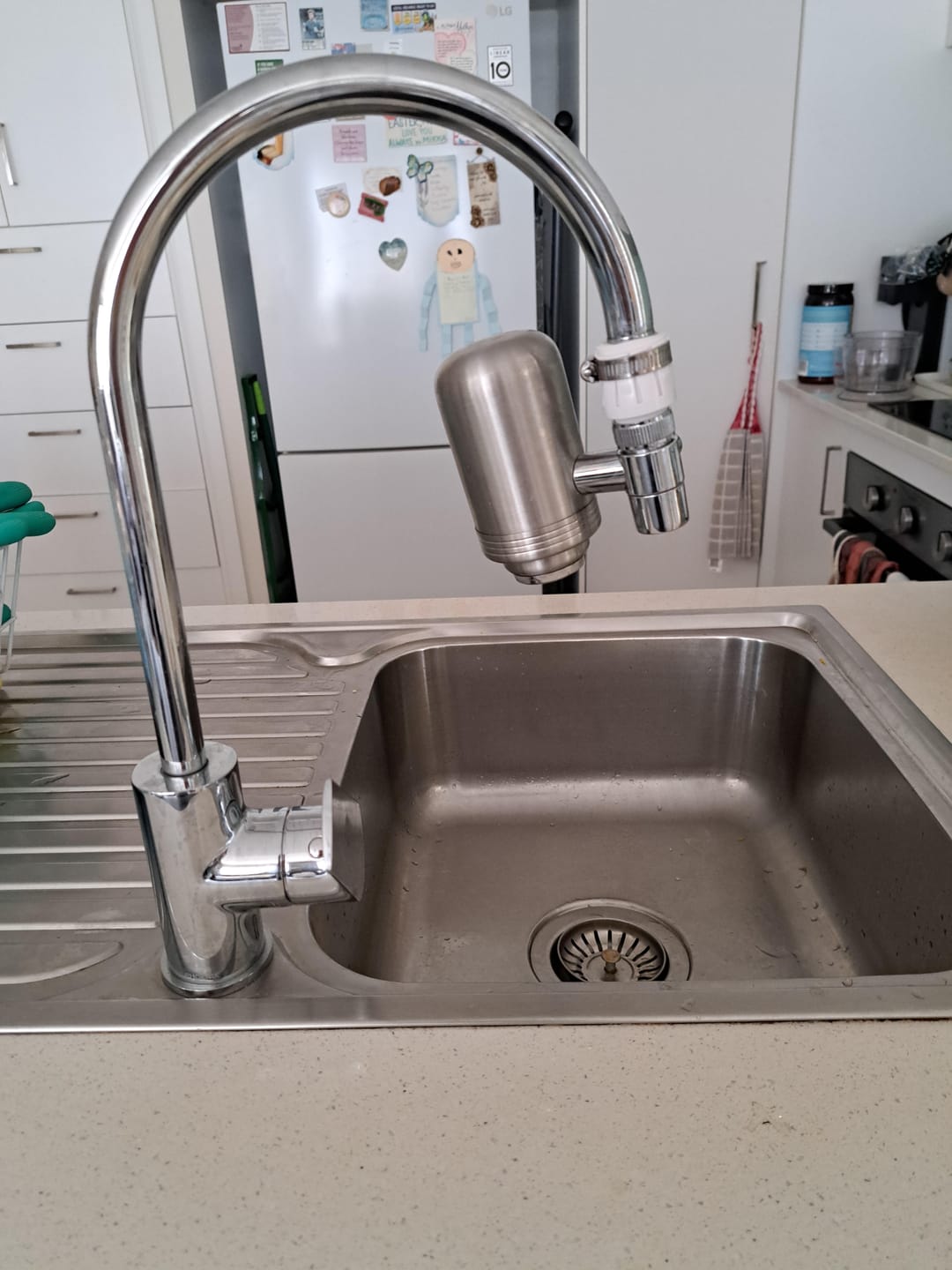 Customer photo review of BlissfulHome™ Tap Filter Unit + 5 Free Filters