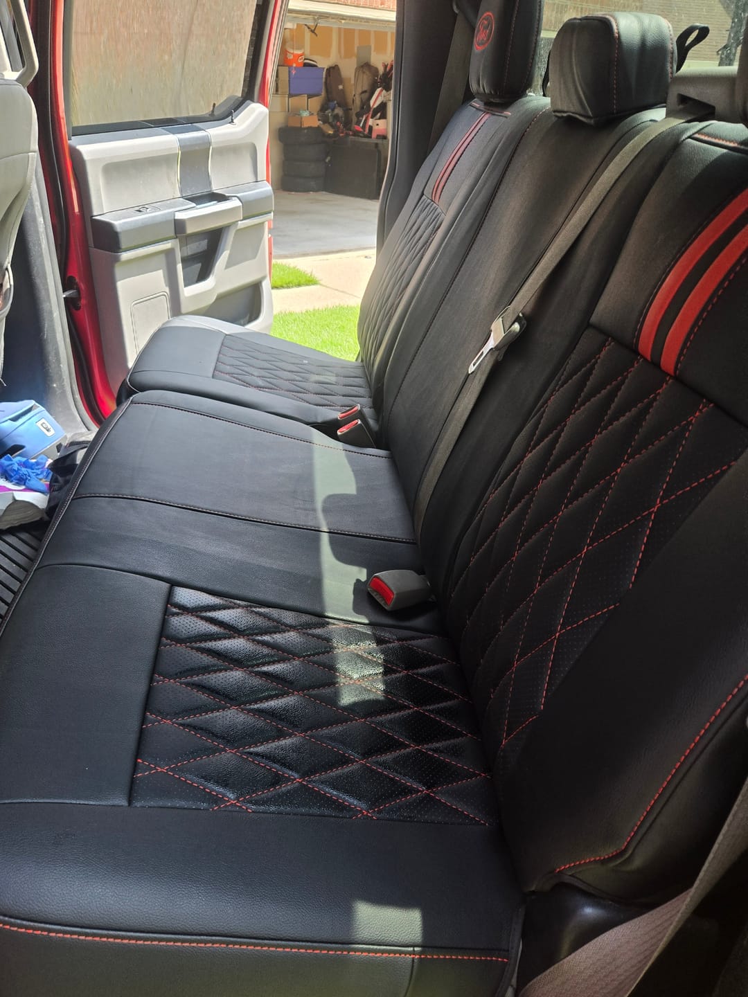 Customer photo review of Premium Custom-Fit Seat Covers