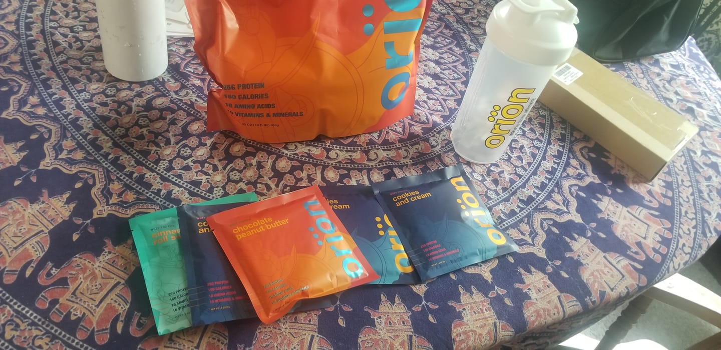 Customer photo review of Cookies and Cream Sample Bundle