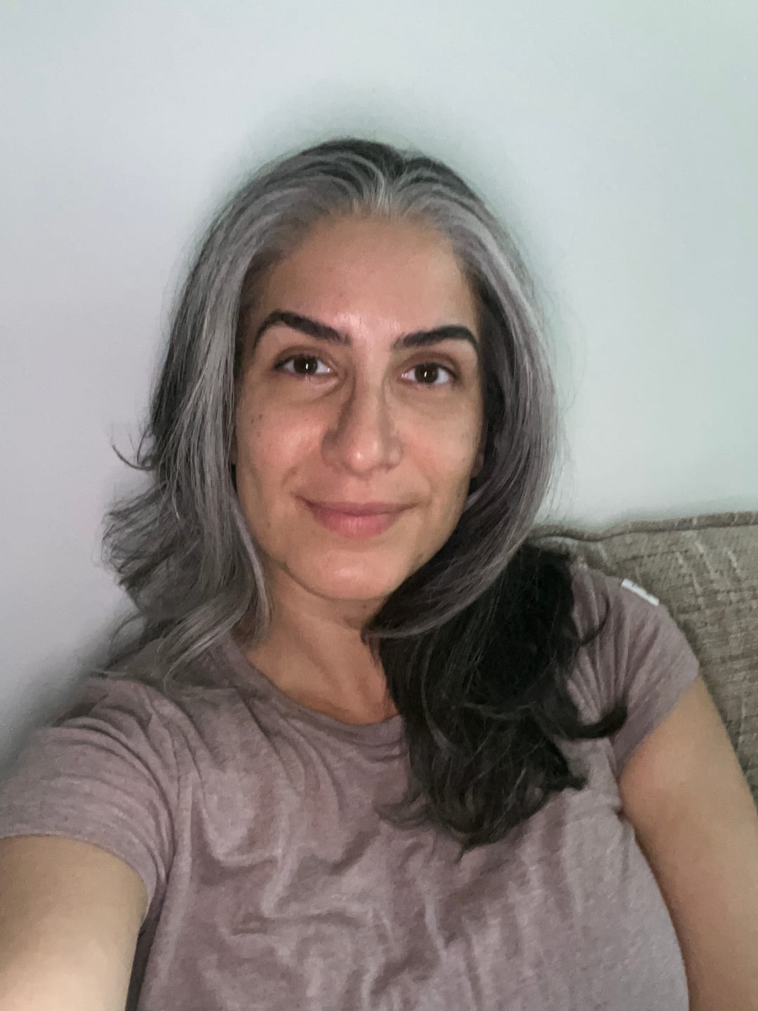 Customer photo review of At-home keratin treatment kit