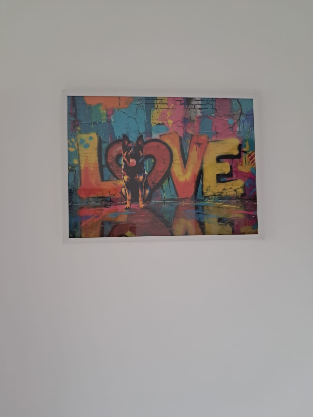 Customer photo review of Personalised Poster - Streetart