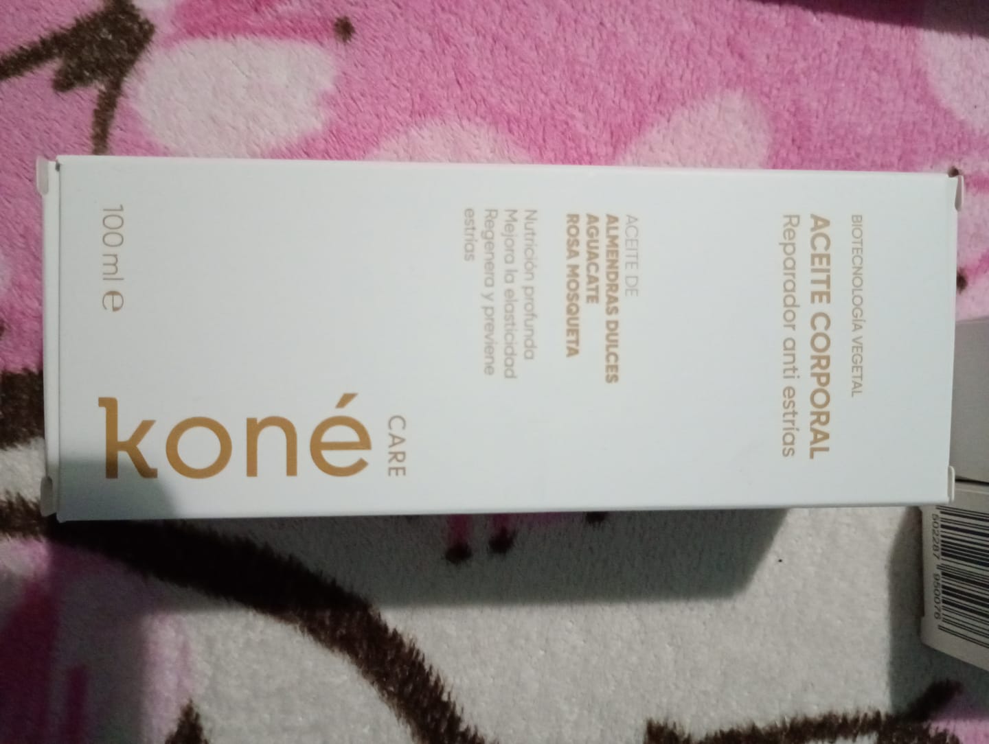 Customer photo review of Aceite corporal anti estrías