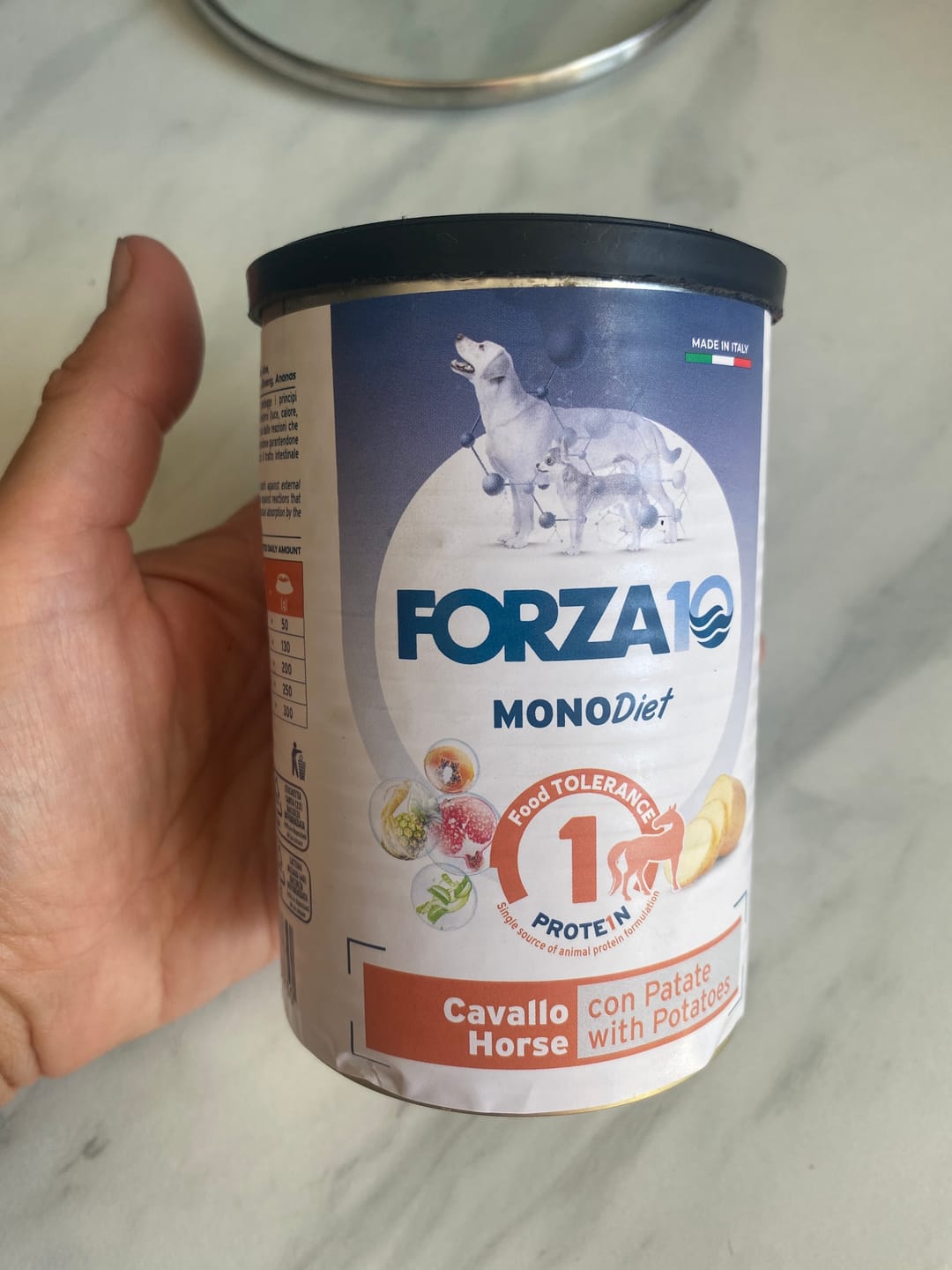 Customer photo review of DIET konservi ar zirga gaļu un kartupeļiem