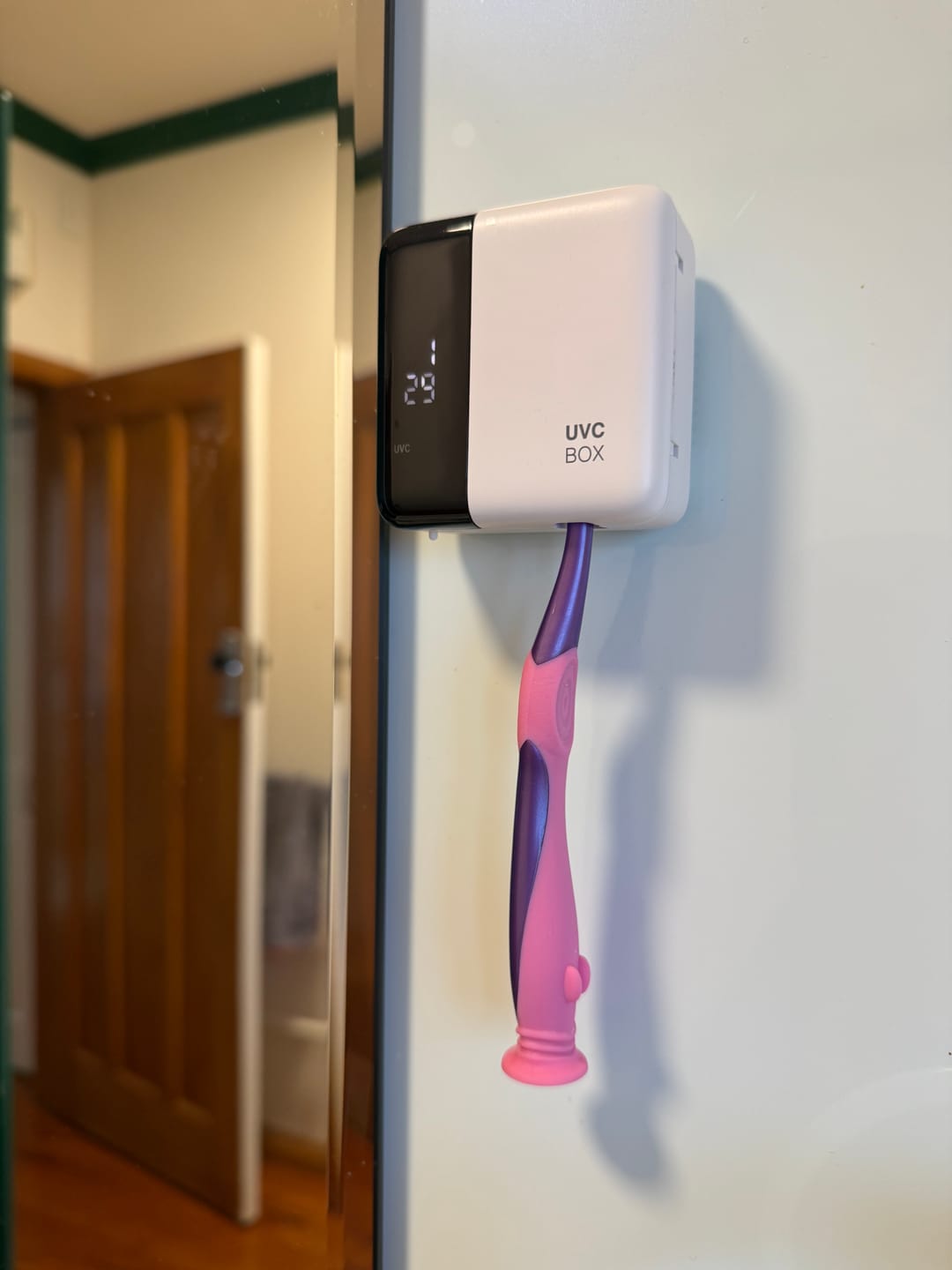 Customer photo review of Oralux UV Toothbrush Sanitizer